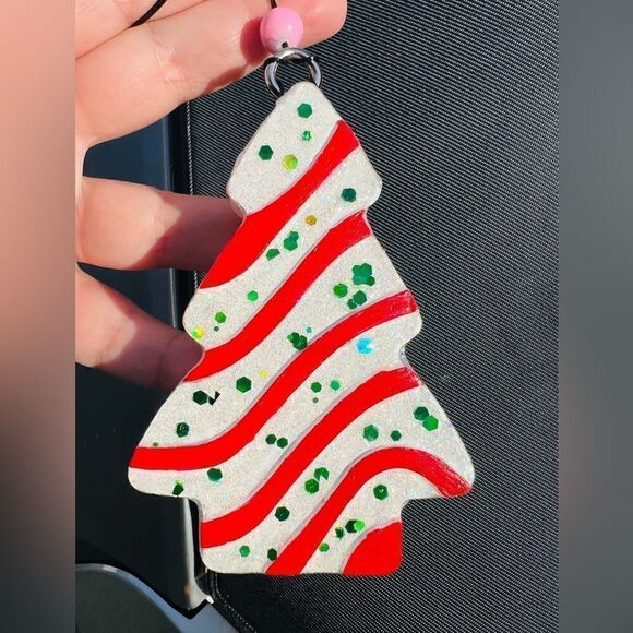 Little Debbie Christmas Cake Large Car Freshie, Balsam & Cedar - Picture 1 of 4